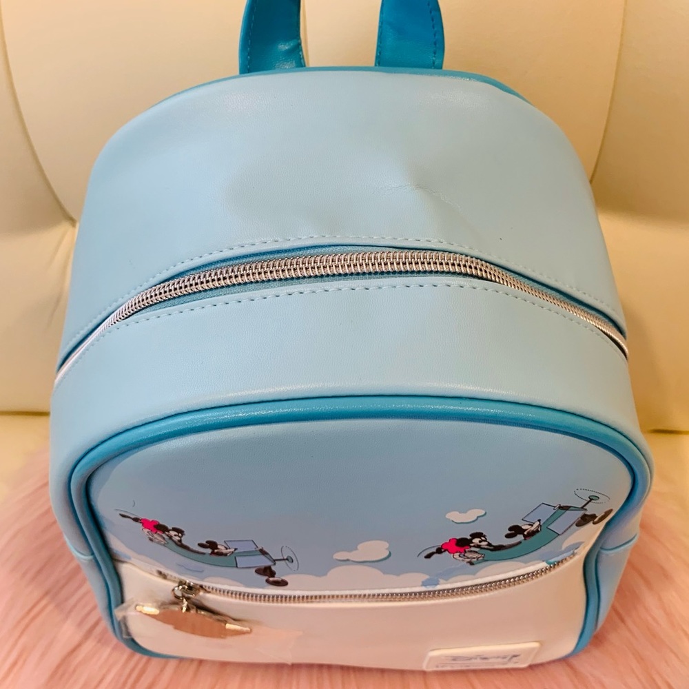 Disney Mickey Mouse Airplane Crazy Mini Backpack - Picture 12 of 14